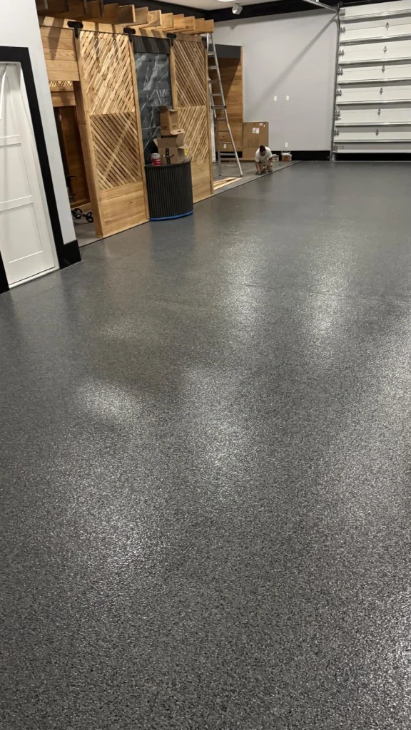 Epoxy floor coating 1 1x - Epoxy Floor Coating by Swfl painting services llc in se naples, FL